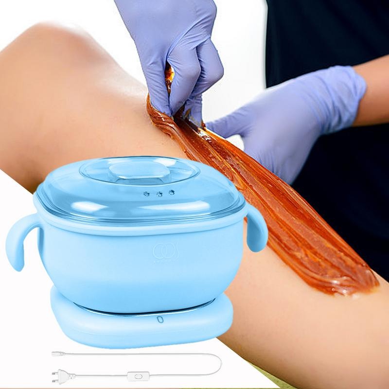 Portable Foldable 400ML Silicone Wax Warmer – Travel-Friendly Hair Removal Heater for Body & Spa Use